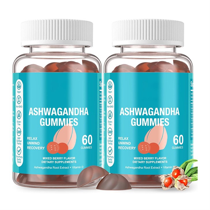 Gomitas de vitamina D3 de Ashwagandha