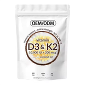 Cápsulas blandas de vitamina D3 K2
