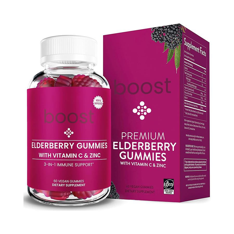 Boost 3 en 1 Gomestas de saúbas: apoyo inmune diario para una familia vibrante y saludable