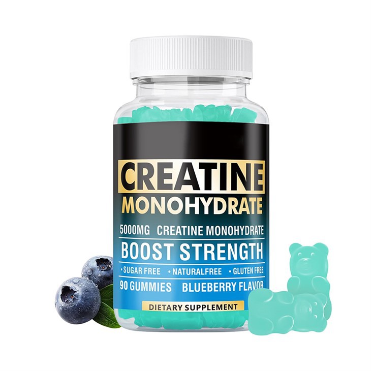 Creatina gummies 5000mg de potencia de grado farmacéutico en cada bocado