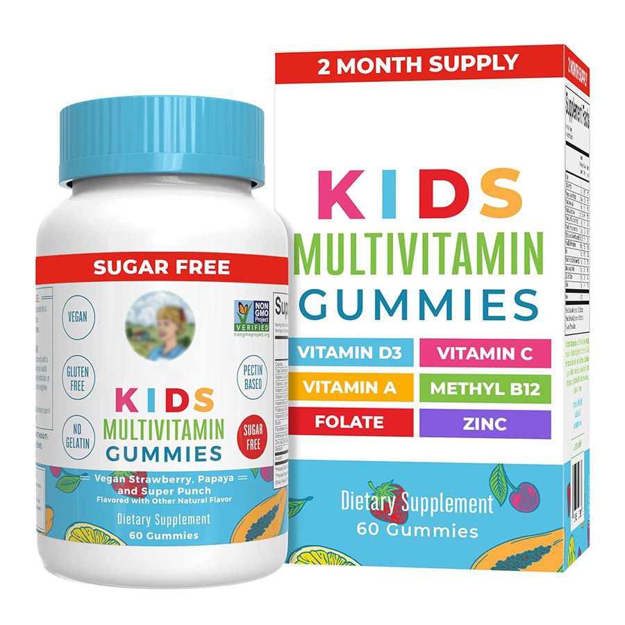 Maryruth's Kids multivitamin gummies deliciosas, soporte lleno de nutrientes para cuerpos de cultivo