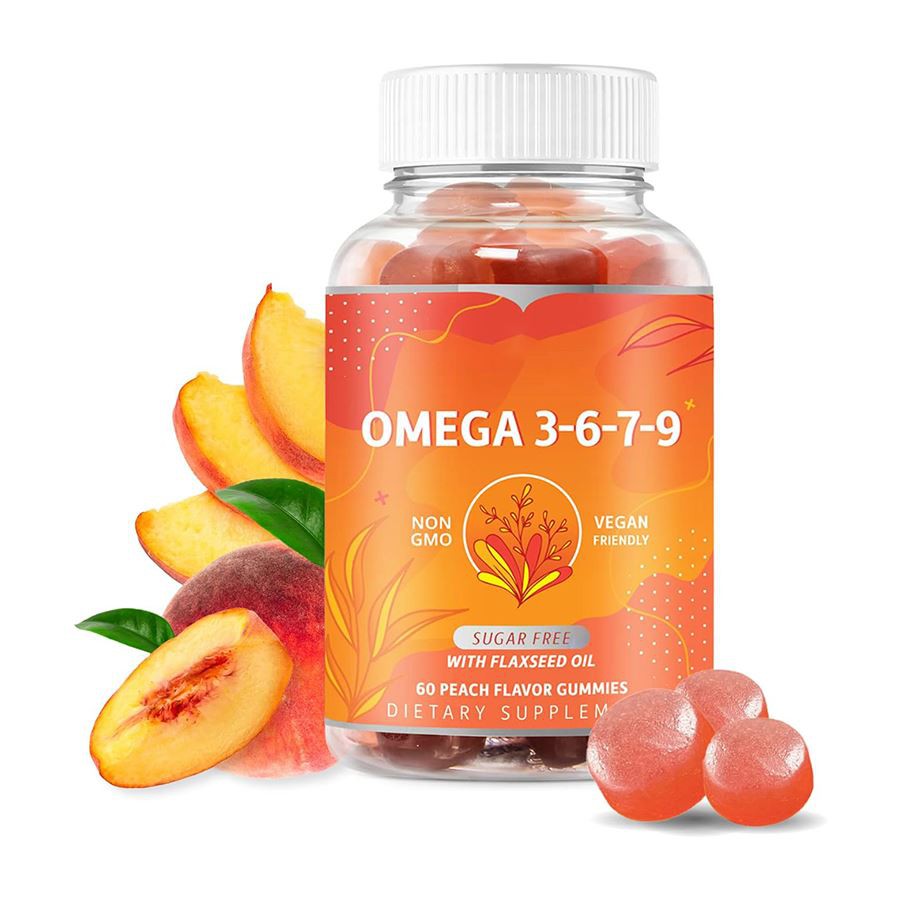 Omega 3 6 7 9 Gommies Un delicioso suplemento dietético familiar y familiar