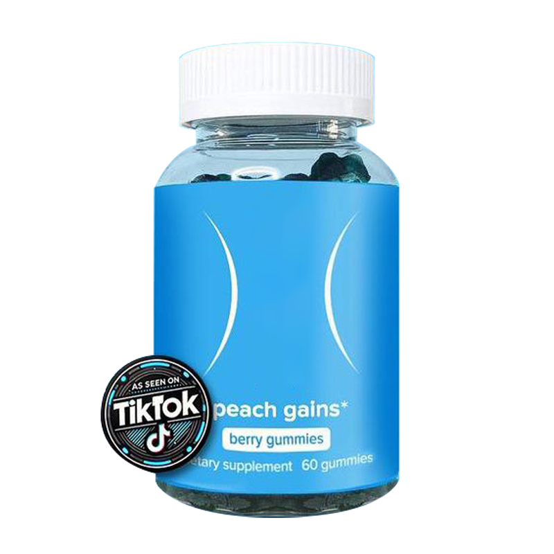 El melocotón gana gomitas de bayas