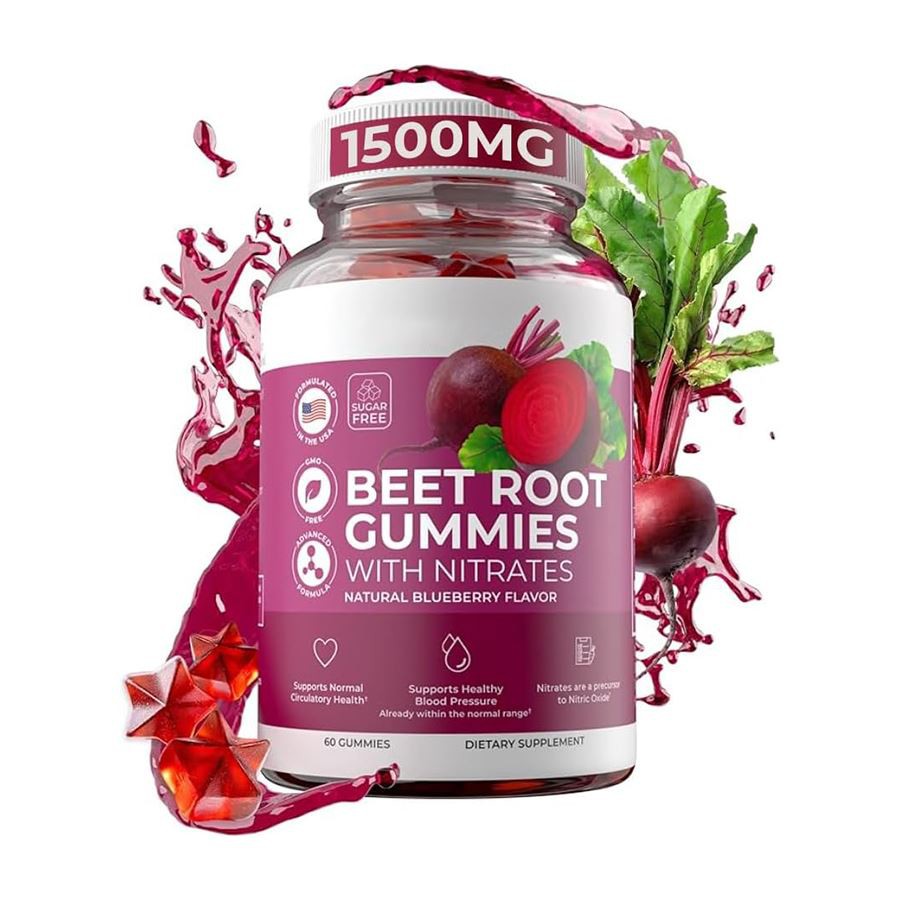 Pure Premium Beet Root Gomme con nitratos: un impulso natural para el bienestar circulatorio
