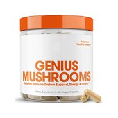 Genius Mushrooms Mezcla orgánica de 3 hongos