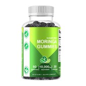 Gommies Moringa sin azúcar: Nature's Nutrient Boost puro, potente delicioso