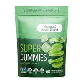 Supergummies edificantes gommies de superalimentos con sabor a manzana verde gratis